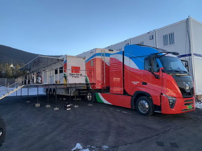 中國重汽智能雪蠟車 科技賦能，助力冬奧健兒馳騁賽場